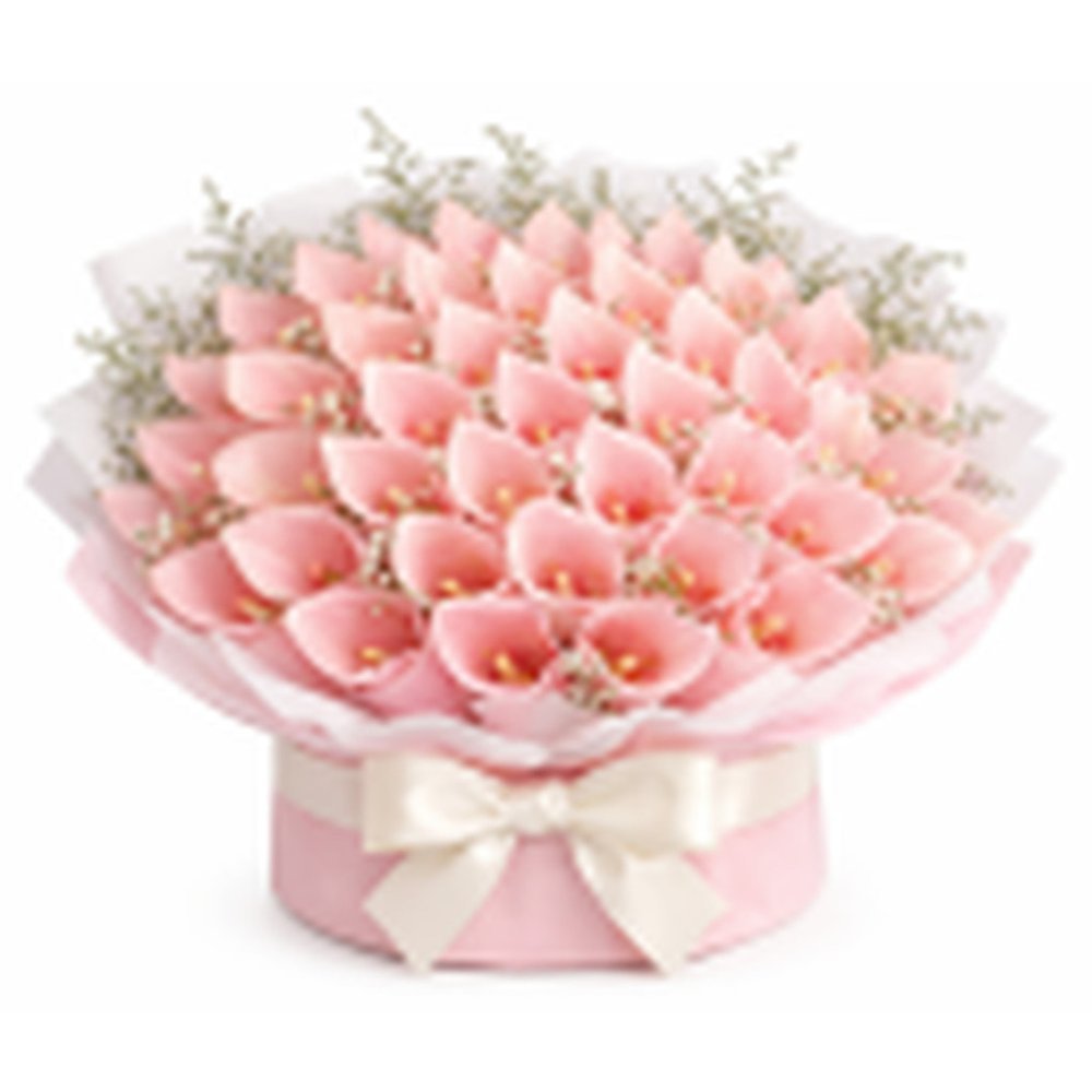 Pink floral money gift box