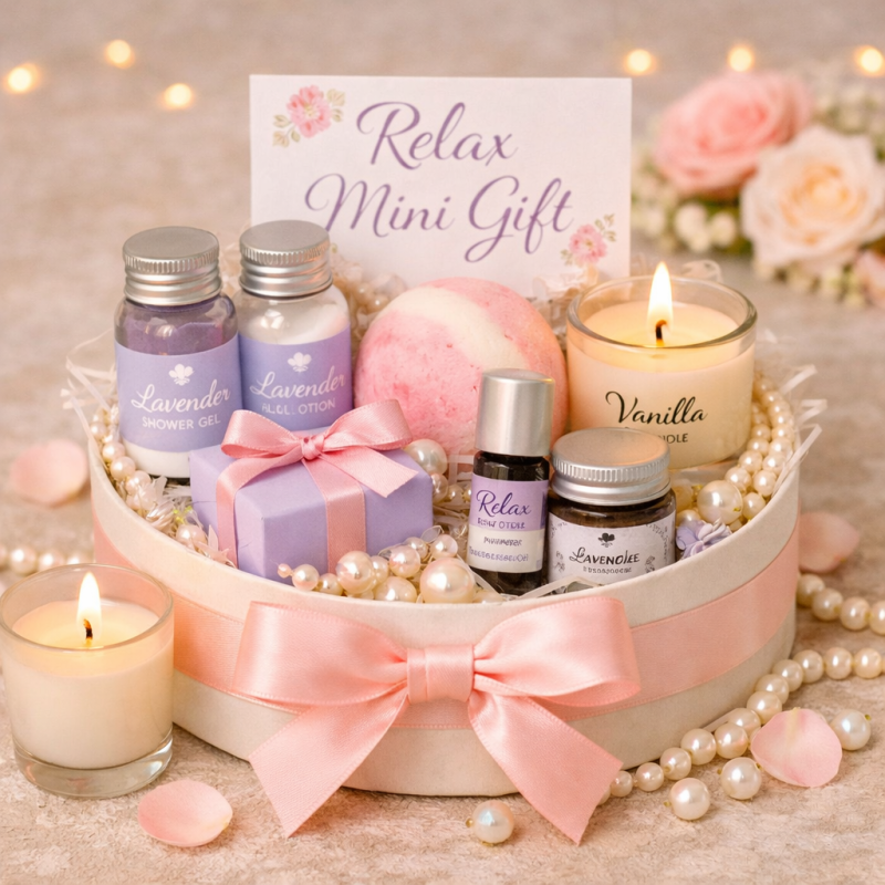 Luxury lavender spa gift set