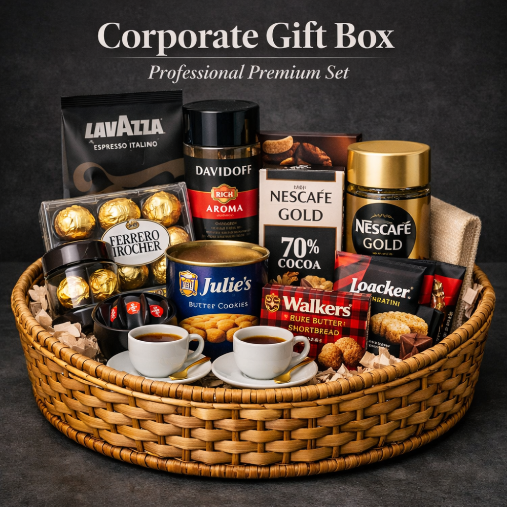 Corporate Gift Box – Professional Premium Set panier cadeau de café d'entreprise