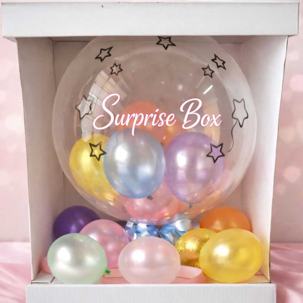 Balloon Flower Box – Cute Romantic Gift