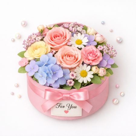 Mini Flower Box – Cute Pastel Gift Home - Foto 1