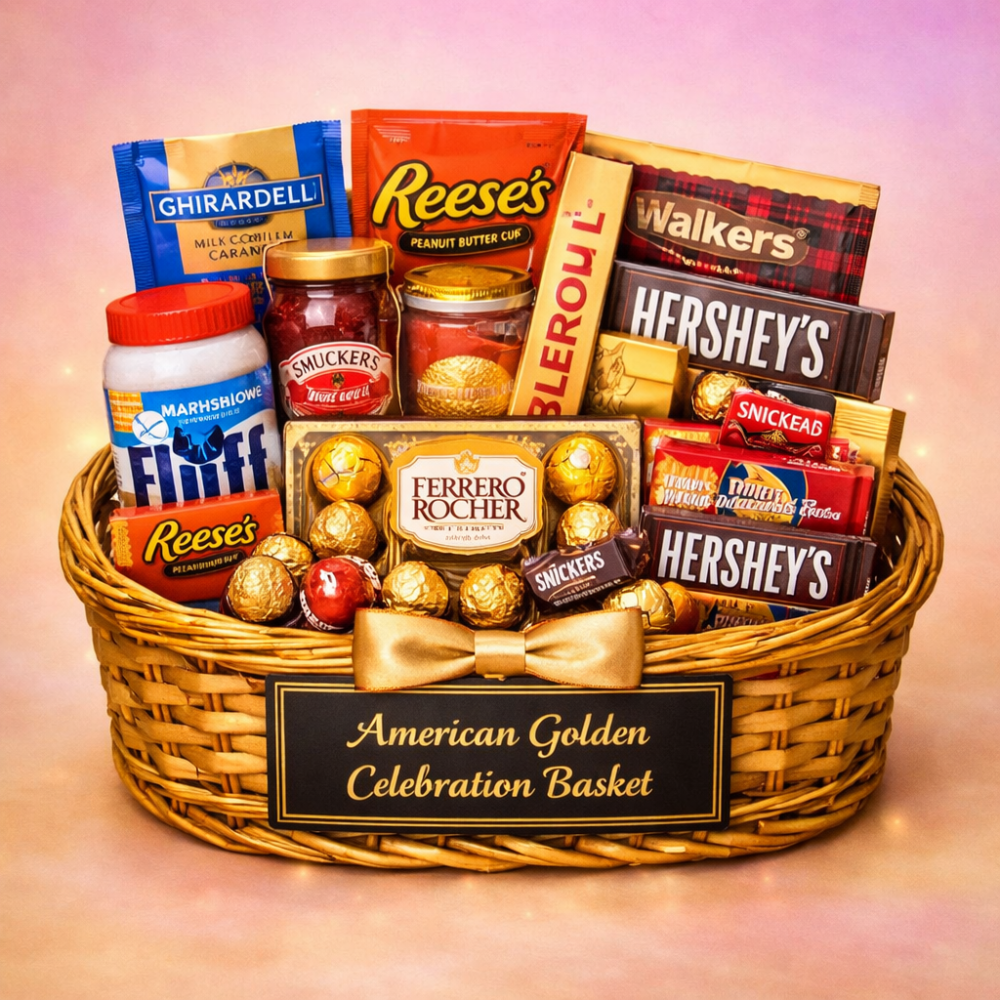 American Golden Celebration Basket