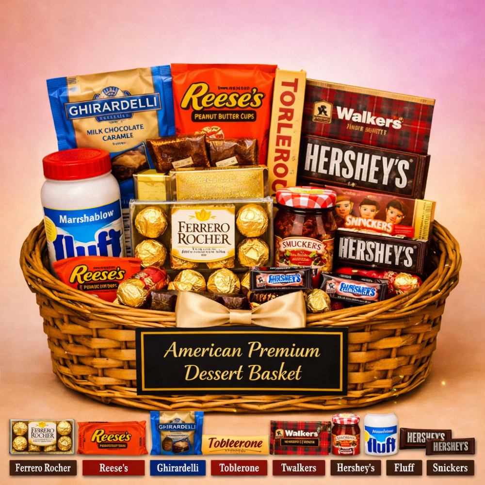 American Premium Dessert Gift Basket