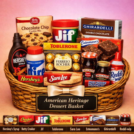 American Heritage Dessert Basket - 1 