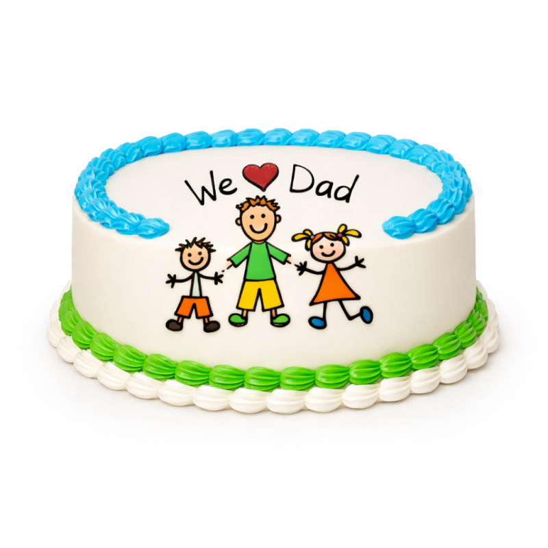 BIRTHDAY CAKE FOR DAD SIZE 5 P 1800 GRAM