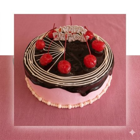 เค้กวันเกิด Happy Birthday - เลือกขนาดปอนด์ - 2 เค้กวันเกิด Happy Birthday เลือกขนาดปอนด์ | GiftPattaya