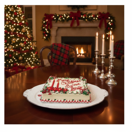  Christmas Candle Cake – 5 Person, 1800g|delivery in Pattaya Cakes - Foto 2