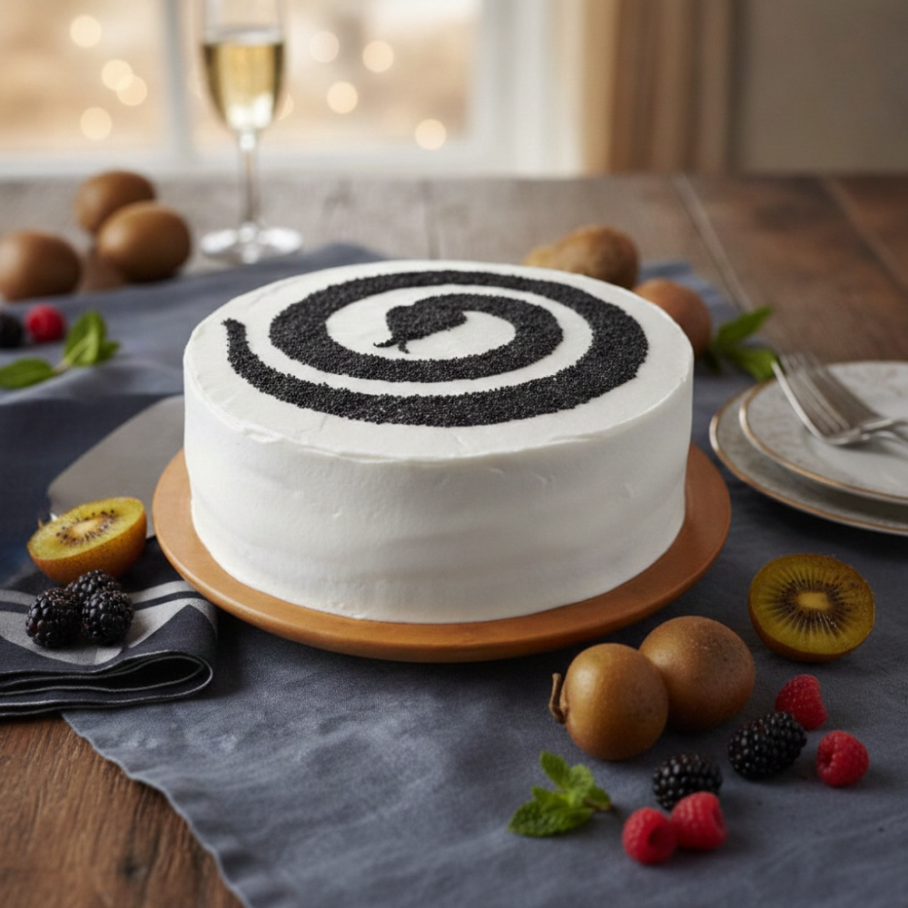 Halloween themed cake dessert platter