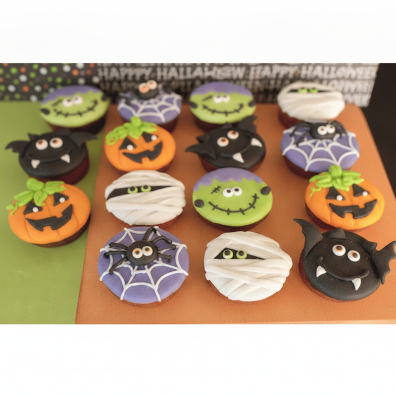 Halloween cupcakes 15 pc - 2 Halloween Cupcakes 15 pc | Dolços de pastís espantososDelicia't amb els nostres cupcakes de Hallowe