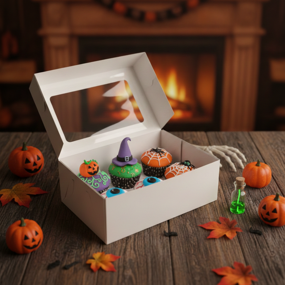 Conjunt de cupcakes artesanals temàtics de Halloween