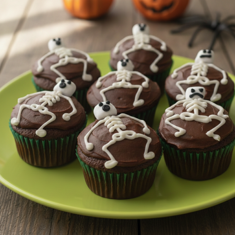 Halloween cupcakes 6 pc - 2 Halloween cupcakes 6 pc | Dolcetti di torta spettraliDelizia con i nostri Halloween cupcakes! Questo