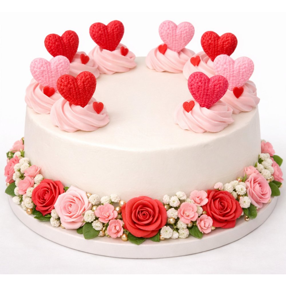 Custom Photo Cake | Personalized Design Dessert on platter