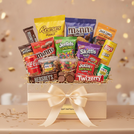 American sweets luxury gift hamper