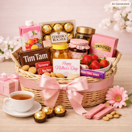 Luxury Mother’s Day Ribbon Basket