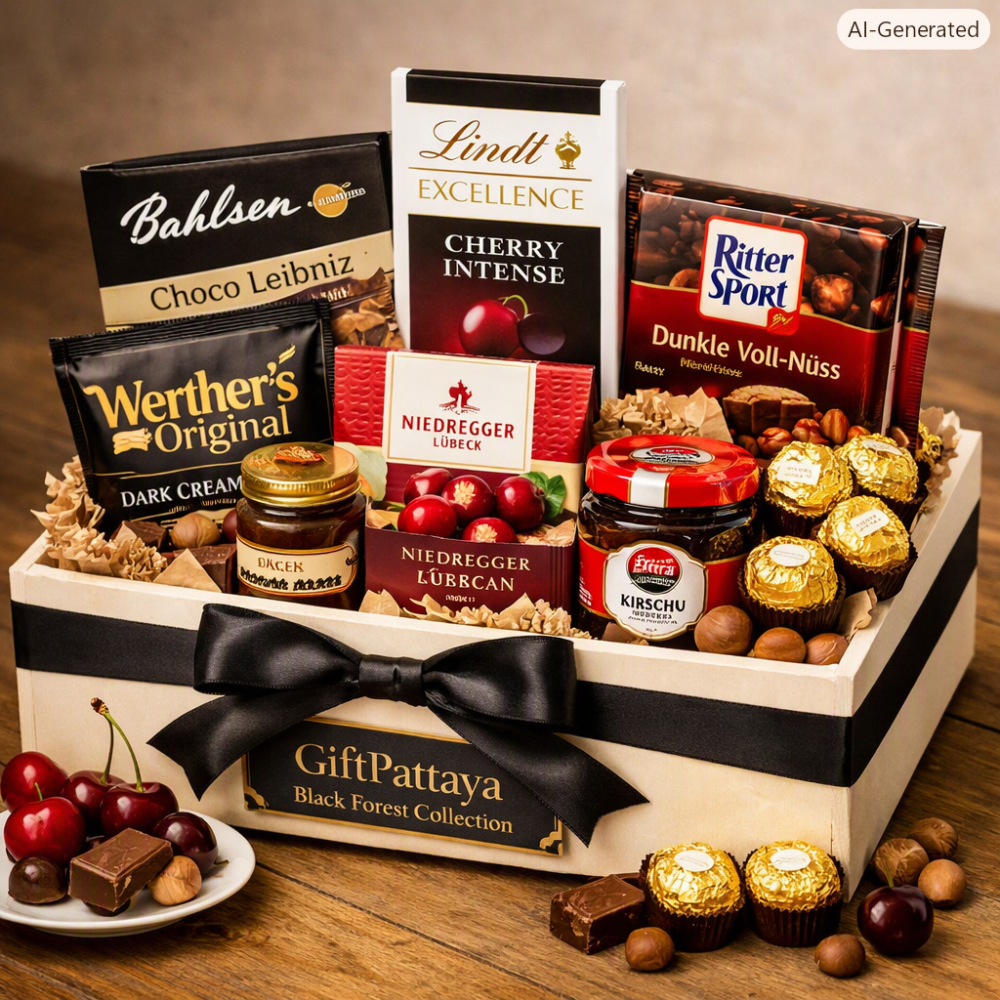 Gourmet Black Forest confectionery basket