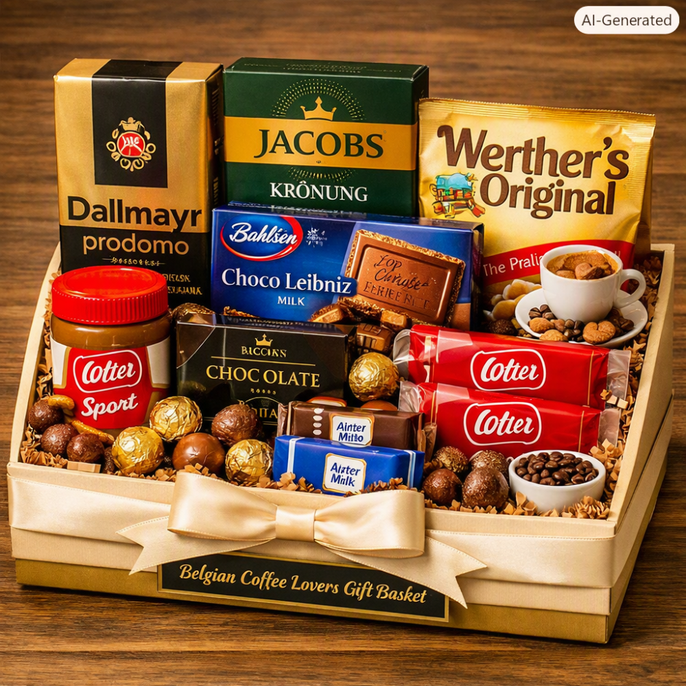 Coffee Gift Basket | Belgian Coffee Lovers Gift Basket