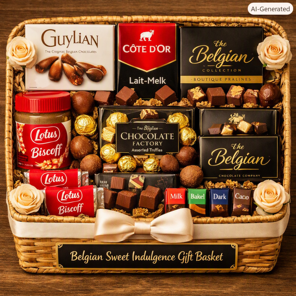 Belgian Chocolate Gift Basket | Sweet Indulgence Set