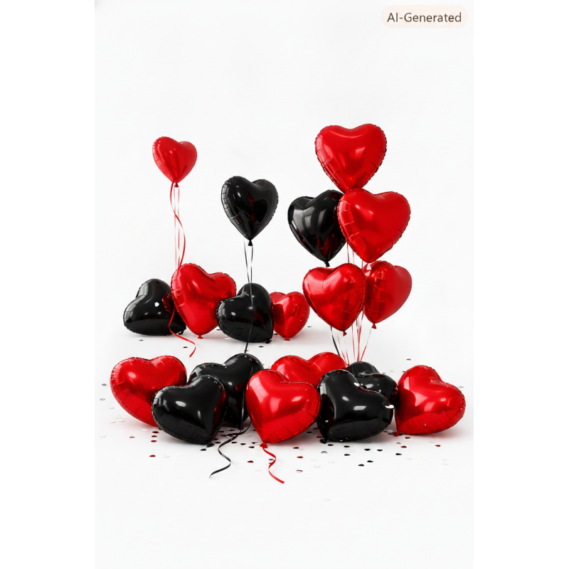 20 Heart‑Shaped Balloon Set 20