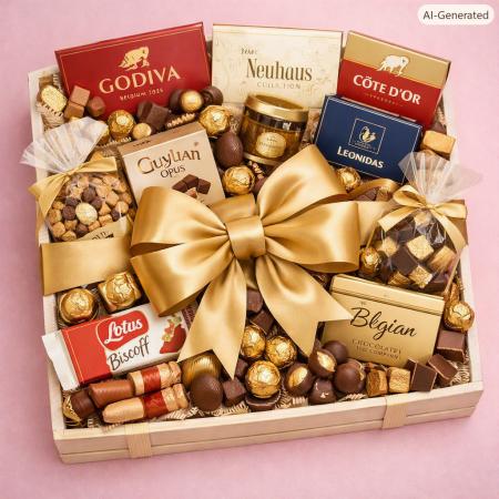 Belgian Golden Ribbon Hamper