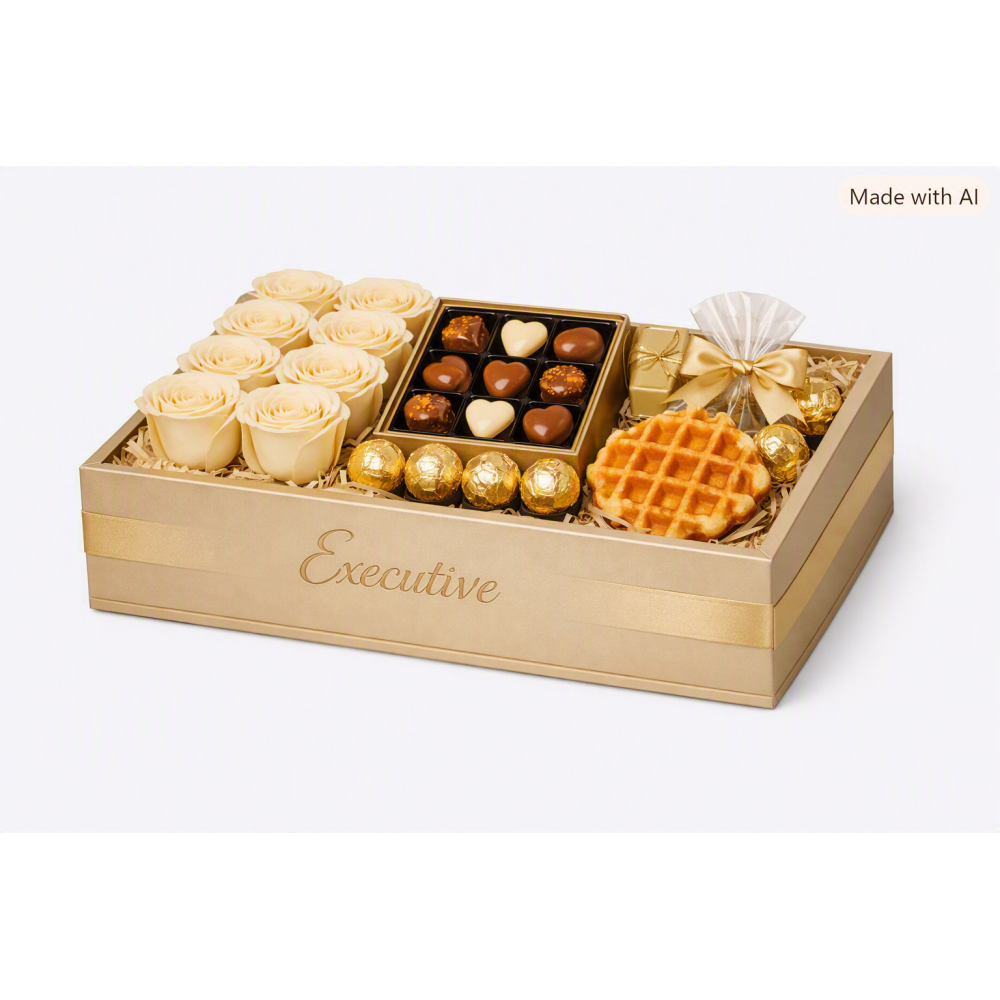 ชุดเครื่องเขียนหรูหราสีทอง Executive Gold Gift Set