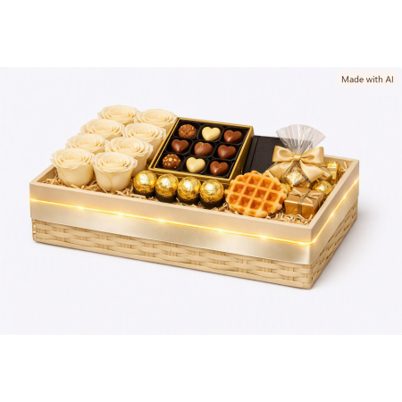 Luxury decorative storage gift basket