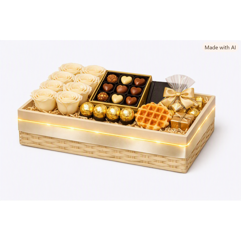 Luxury decorative storage gift basket