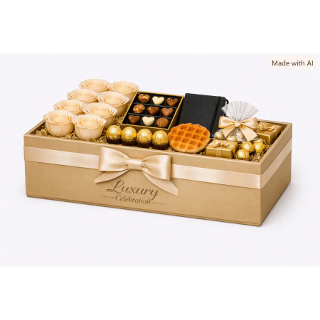 Luxury celebration gourmet gift hamper