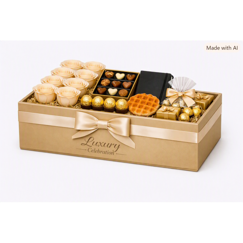 Luxury celebration gourmet gift hamper