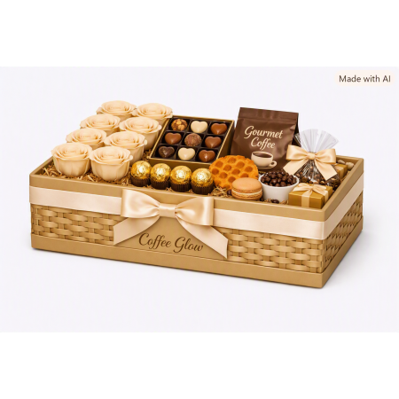 Coffee Glow Gift Basket | Gourmet Coffee Gift Set