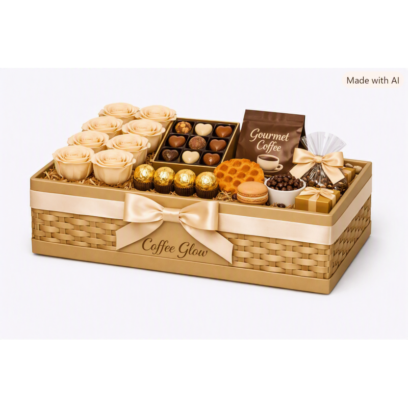 Coffee Glow Gift Basket | Gourmet Coffee Gift Set