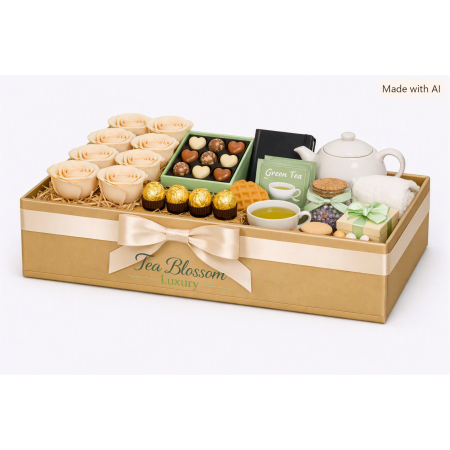 Luxury tea blossom gift hamper