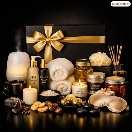 Relaxation Deluxe Hamper | Ultimate Home Spa Gift Set