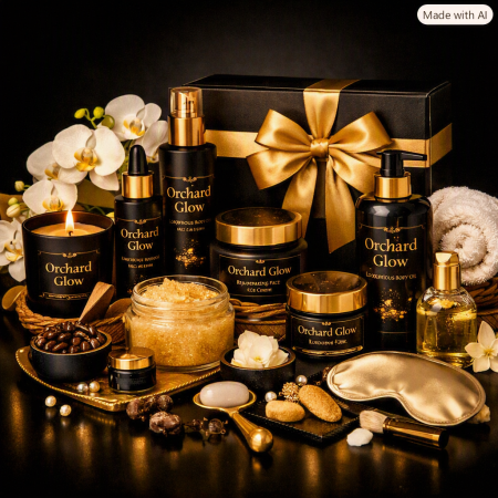 Orchard Glow Gift Set | Luxury Home Fragrance & Decor