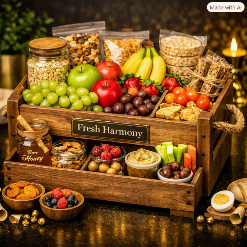 Fresh Harmony Crate | Elegant Home Organization