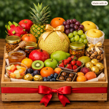 Deluxe Fruit Gift Crate | Premium Fresh Fruit Baskets