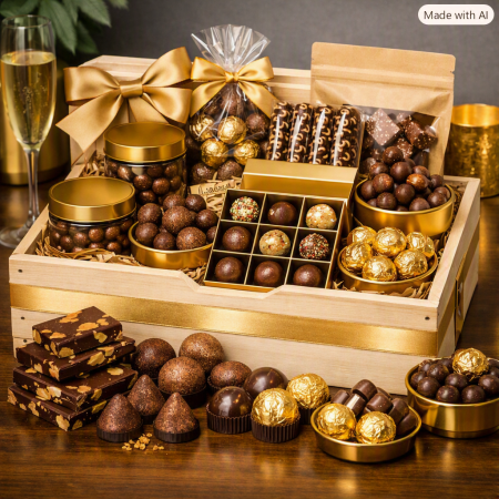 Chocolate Elite Gift Crate | Luxury Home Treats