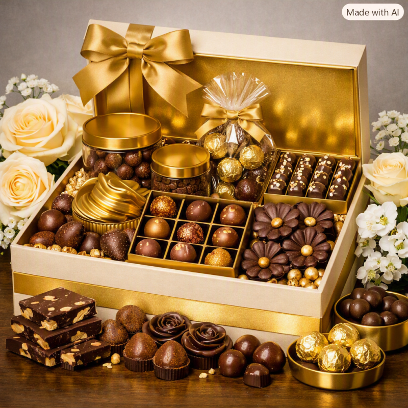 Chocolate Blossom Gift Set | Luxury Home Treats