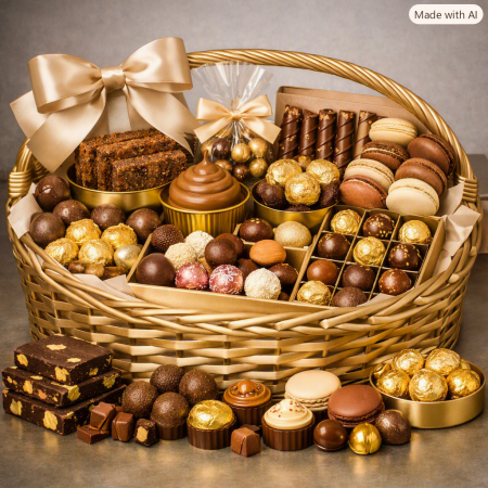 Chocolate Celebration Basket | Gourmet Home Gift Sets