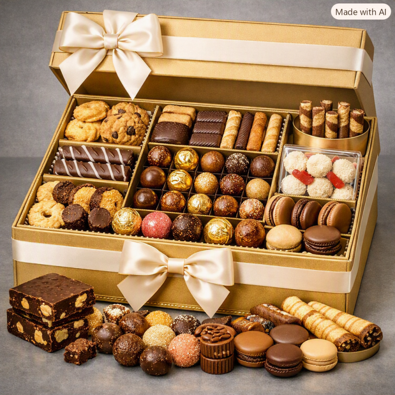 Premium Biscuit & Chocolate Box | Luxury Home Treats