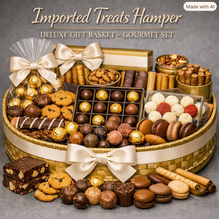 Deluxe Imported Treats Hamper | Premium Gourmet Gifts