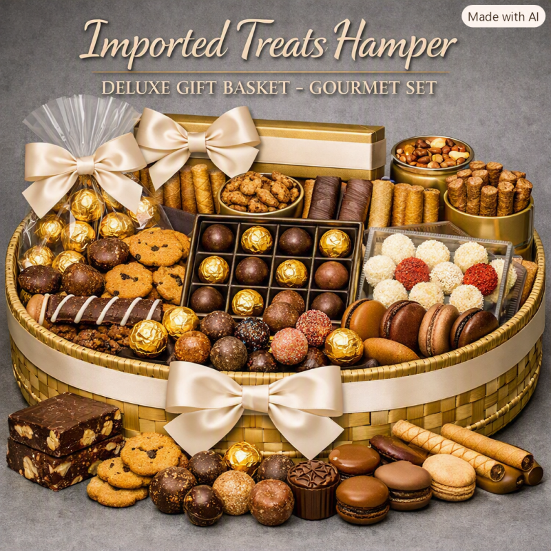 Deluxe Imported Treats Hamper | Premium Gourmet Gifts