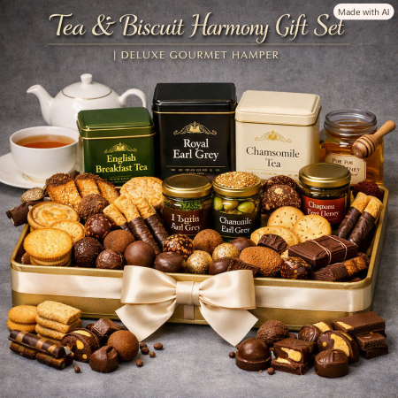 Deluxe Tea & Biscuit Harmony | Premium Home Treats