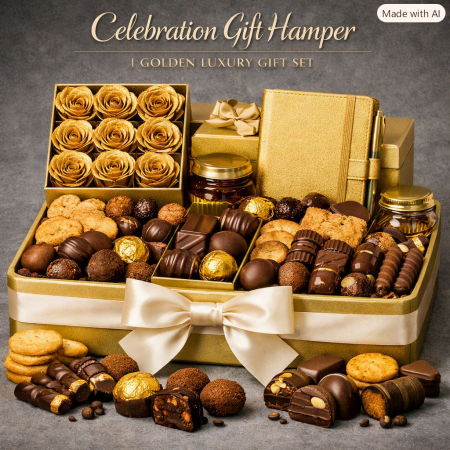 Golden Celebration Hamper | Luxury Home Gift Set