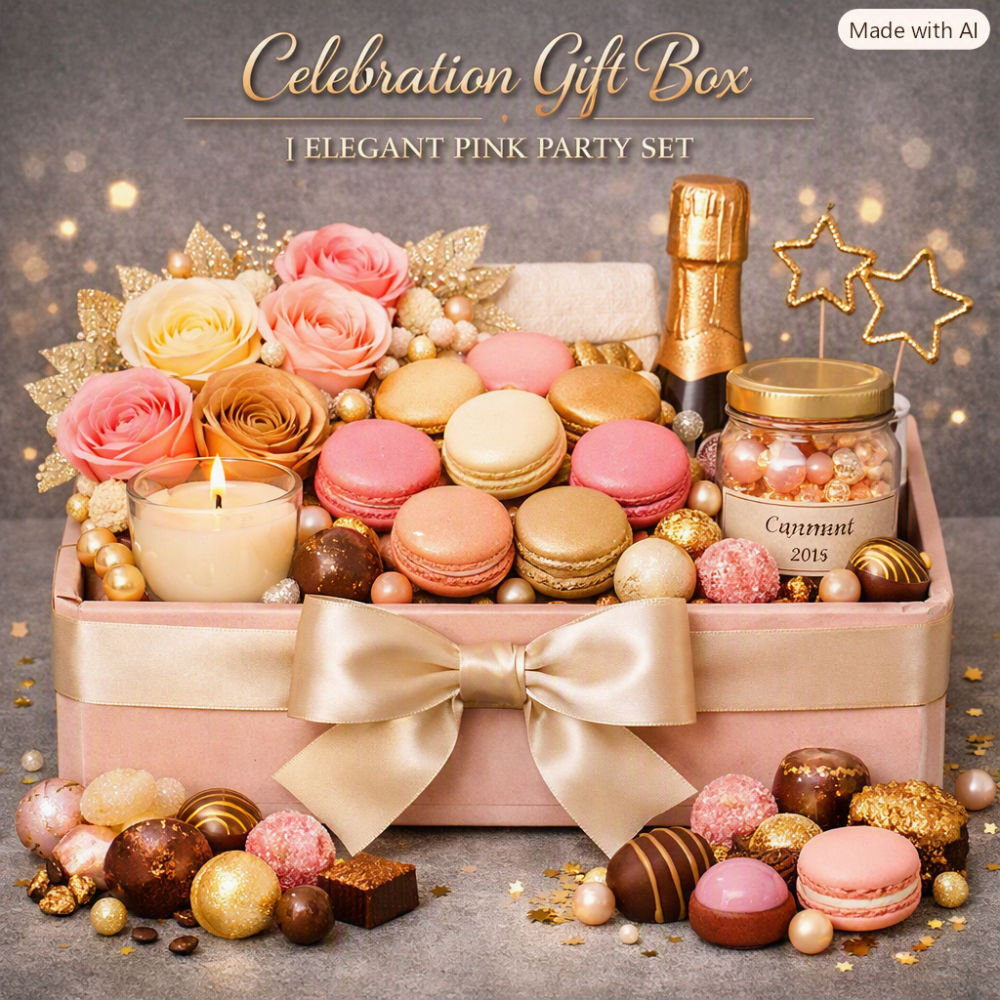 Elegant Pink Celebration Box