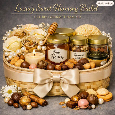 Luxury Sweet Harmony Basket | Elegant Home Gift Set
