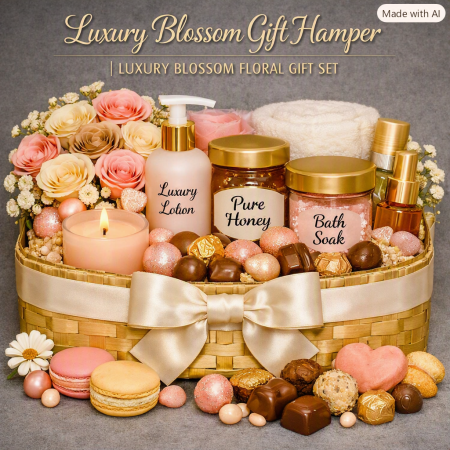 Luxury Blossom Gift Hamper | Elegant Home Gift Sets