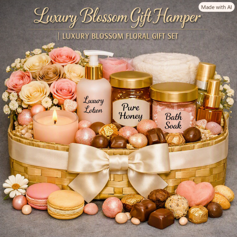 Luxury Blossom Gift Hamper | Elegant Home Gift Sets