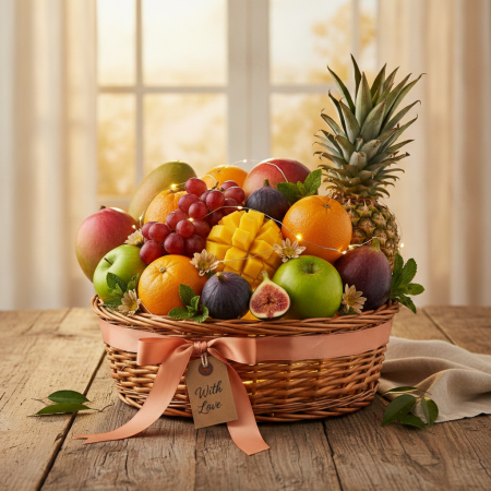 Fruit Soft Glow Hamper | Elegant Home Gift Set