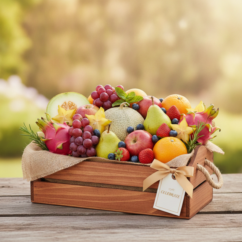 Fruit Premium Celebration Crate | Luxury Home Gift Set
