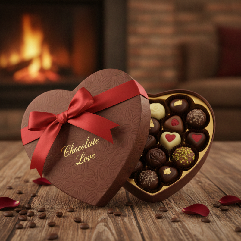 Chocolate Love Ribbon Box | Sweet Home Gifts
